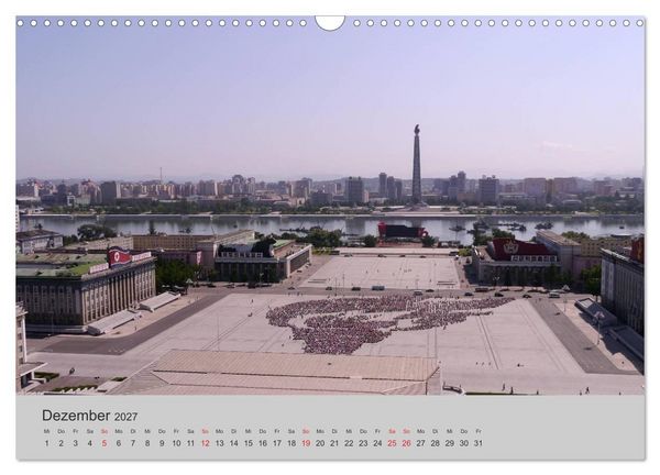Produktbild: Impressionen aus Nordkorea (Wandkalender 2027 DIN A3 quer), CALVENDO Monatskalender