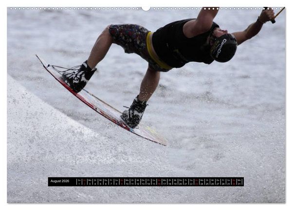 Produktbild: Wakeboarding (hochwertiger Premium Wandkalender 2026 DIN A2 quer), Kunstdruck in Hochglanz