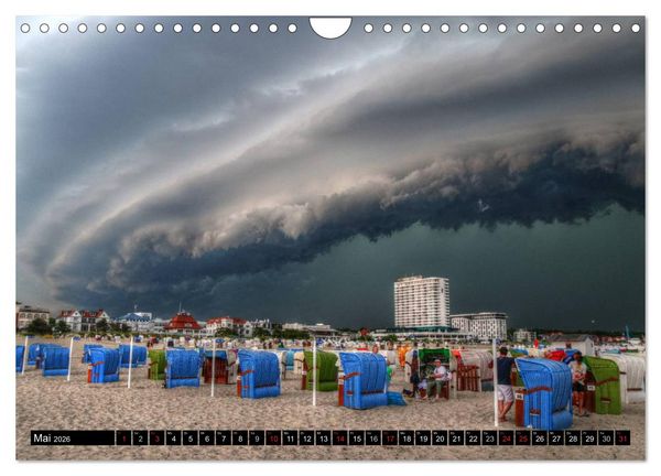 Produktbild: Urlaub in Warnem&uuml;nde (Wandkalender 2026 DIN A4 quer), CALVENDO Monatskalender