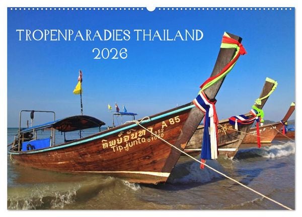 Produktbild: Tropenparadies Thailand 2026 (Wandkalender 2026 DIN A2 quer), CALVENDO Monatskalender