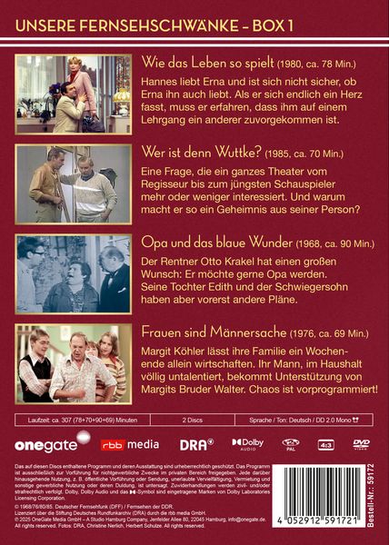 Produktbild: Unsere Fernsehschw&auml;nke - Box 1 (DDR TV-Archiv) [2 DVDs]
