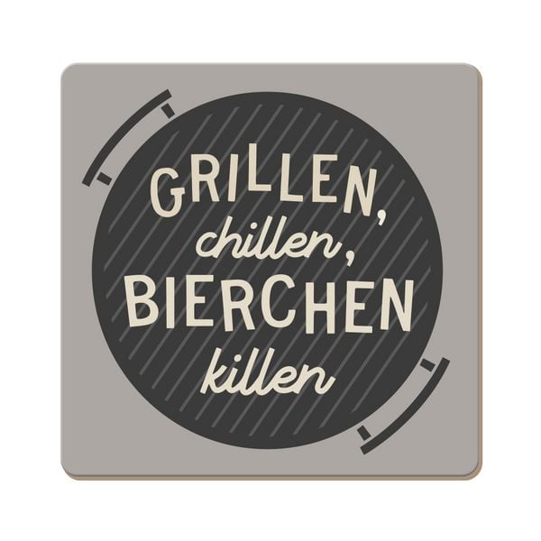 Produktbild: Korkuntersetzer Grillen