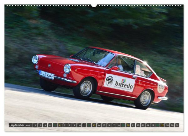 Produktbild: OLDTIMER BERGRENNEN - Kleine Flitzer (hochwertiger Premium Wandkalender 2026 DIN A2 quer), Kunstdruck in Hochglanz