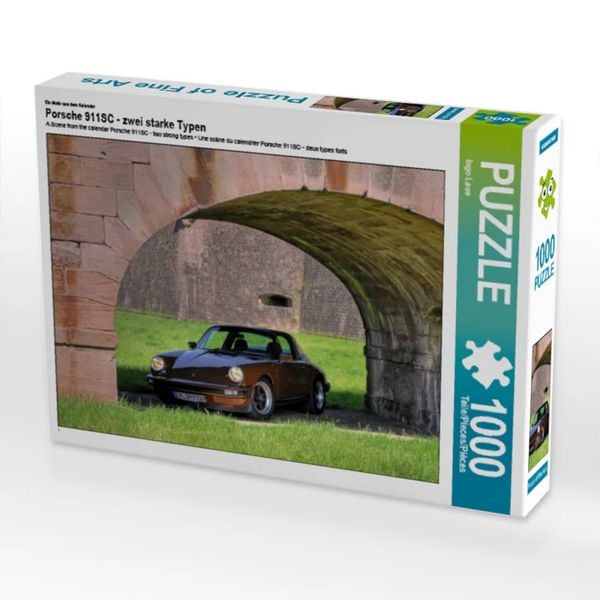 CALVENDO Puzzle Ein Motiv aus dem Kalender Porsche 911SC - zwei starke Typen | 1000 Teile Lege-Größe 64x48cm Foto-Puzzle für glückliche Stunden