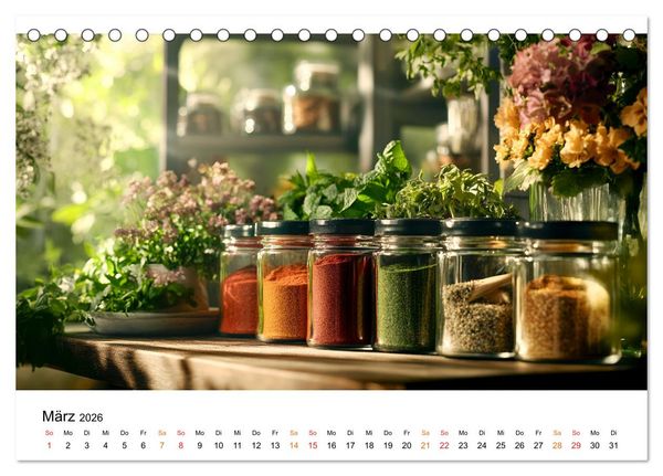Produktbild: K&uuml;chenkalender Glaswerk (Tischkalender 2026 DIN A5 quer), CALVENDO Monatskalender