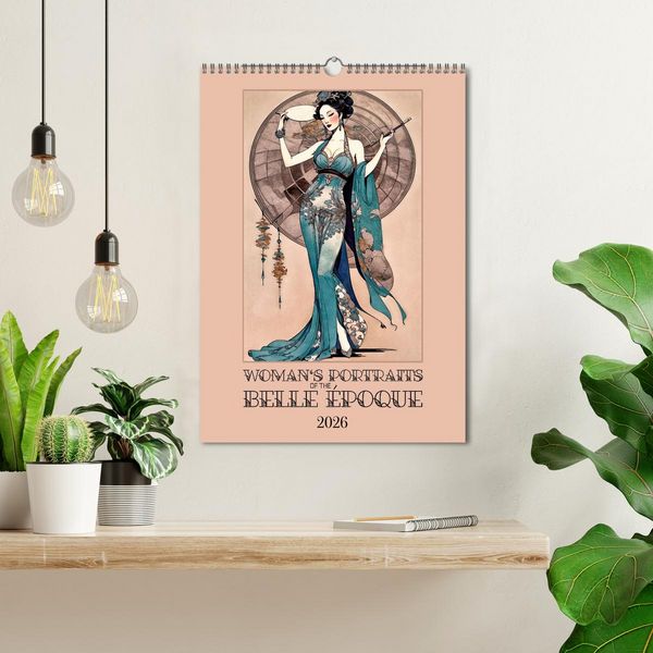 Produktbild: Women's Images of the Belle &Eacute;poque (Wall Calendar 2026 DIN A3 portrait), CALVENDO 12 Month Wall Calendar