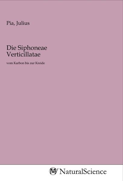 Produktbild: Die Siphoneae Verticillatae