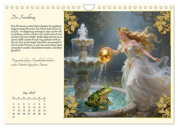 Produktbild: Die sch&ouml;nsten M&auml;rchen (Wandkalender 2027 DIN A4 quer), CALVENDO Monatskalender