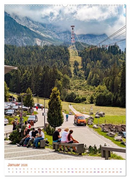 Produktbild: Gl&uuml;cksgef&uuml;hle auf dem Berg - Highlight Zugspitze (Wandkalender 2026 DIN A2 hoch), CALVENDO Monatskalender