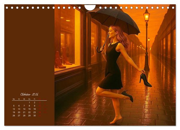 Produktbild: Stilvoll - Das kleine Schwarze (Wandkalender 2026 DIN A4 quer), CALVENDO Monatskalender