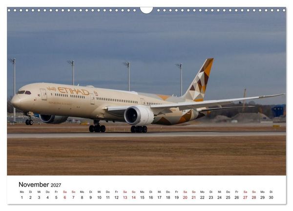 Produktbild: Boeing 787 Kalender (Wandkalender 2027 DIN A3 quer), CALVENDO Monatskalender
