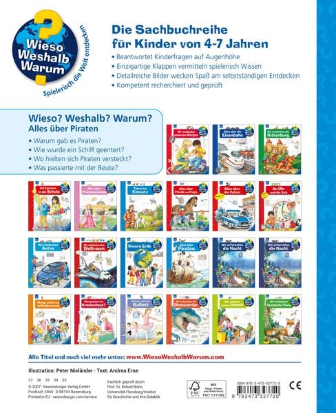 Produktbild: Wieso? Weshalb? Warum? Band 40 - Alles &uuml;ber Piraten