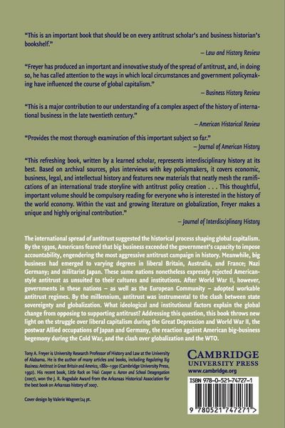 Produktbild: Antitrust and Global Capitalism, 1930-2004