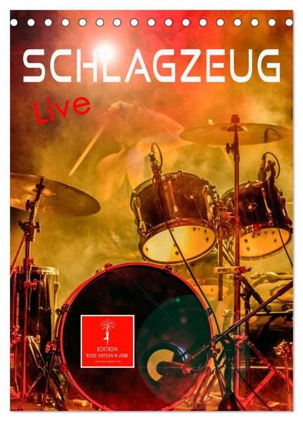 Produktbild: Schlagzeug live (Tischkalender 2026 DIN A5 hoch), CALVENDO Monatskalender