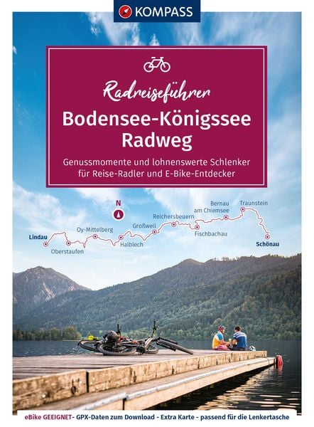 Produktbild: KOMPASS Radreisef&uuml;hrer Bodensee-K&ouml;nigssee Radweg