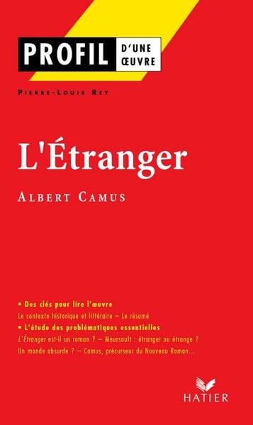 Produktbild: Profil - Camus (Albert) : L'Etranger