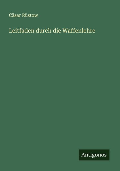 Produktbild: Leitfaden durch die Waffenlehre