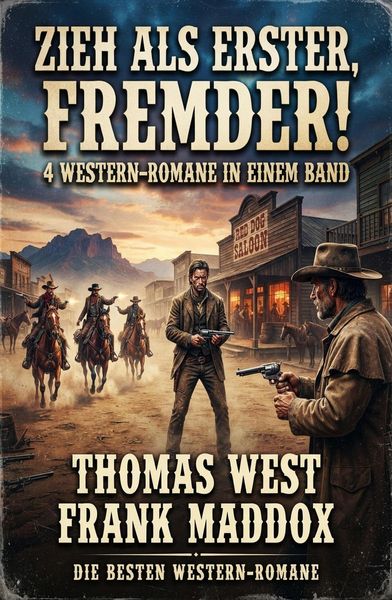 Produktbild: Zieh als Erster, Fremder! 4 Western-Romane in einem Band