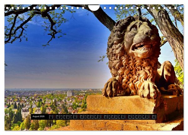 Produktbild: Wiesbaden Aquis Mattiacis (Wandkalender 2026 DIN A4 quer), CALVENDO Monatskalender