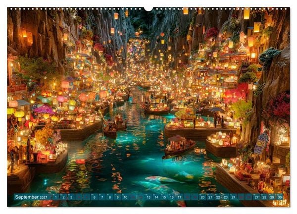 Produktbild: Hier wimmelt es (hochwertiger Premium Wandkalender 2027 DIN A2 quer), Kunstdruck in Hochglanz