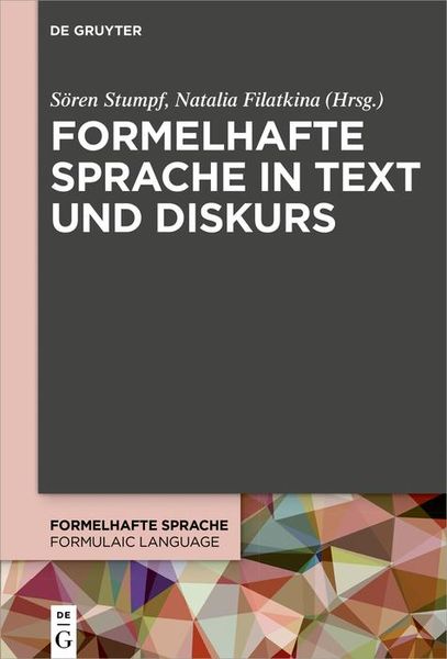 Produktbild: Formelhafte Sprache in Text und Diskurs