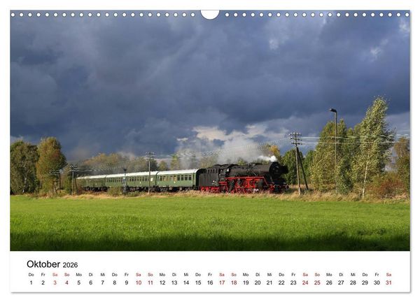 Produktbild: Eisenbahnen in Ostsachsen 2026 (Wandkalender 2026 DIN A3 quer), CALVENDO Monatskalender