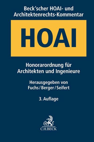 Produktbild: Beck'scher HOAI- und Architektenrechts-Kommentar. HOAI