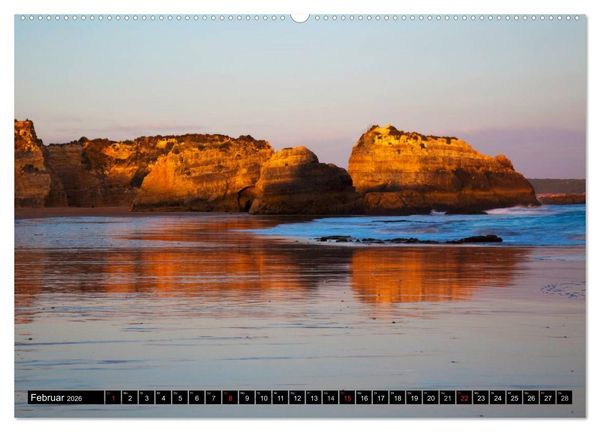 Produktbild: Str&auml;nde, Felsen und Meer - ALGARVE 2026 (Wandkalender 2026 DIN A2 quer), CALVENDO Monatskalender
