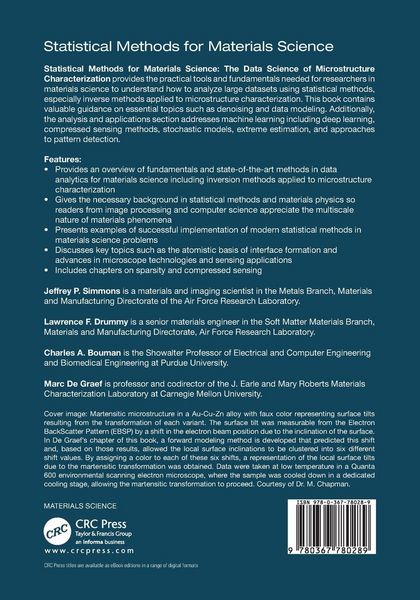 Produktbild: Statistical Methods for Materials Science