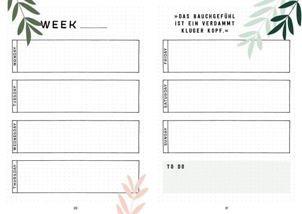 Produktbild: Mein Bullet Journal (Jungle Edition) – Besser planen & Träume verwirklichen