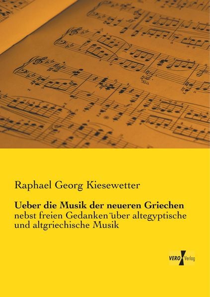 Produktbild: Ueber die Musik der neueren Griechen
