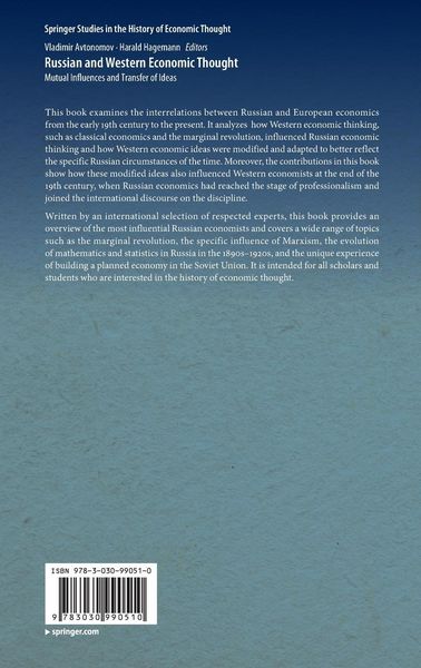 Produktbild: Russian and Western Economic Thought