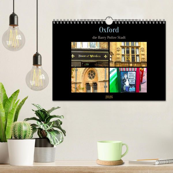 Produktbild: Oxford - die Harry Potter Stadt (Wandkalender 2026 DIN A4 quer), CALVENDO Monatskalender