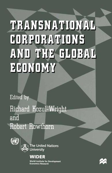 Produktbild: Transnational Corporations and the Global Economy