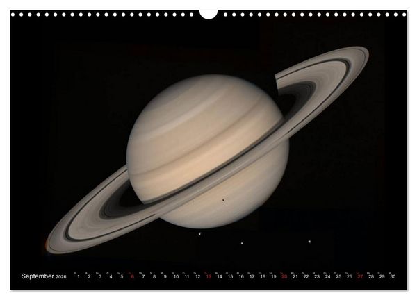 Produktbild: Sonne, Monde und Planeten (Wandkalender 2026 DIN A3 quer), CALVENDO Monatskalender