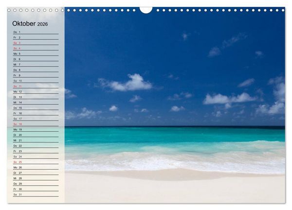 Produktbild: Traumstr&auml;nde (Wandkalender 2026 DIN A3 quer), CALVENDO Monatskalender
