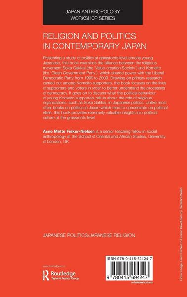 Produktbild: Religion and Politics in Contemporary Japan