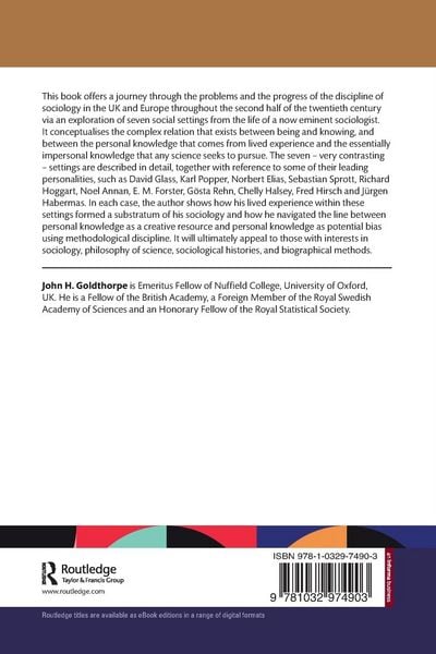 Produktbild: The Making of a Sociologist