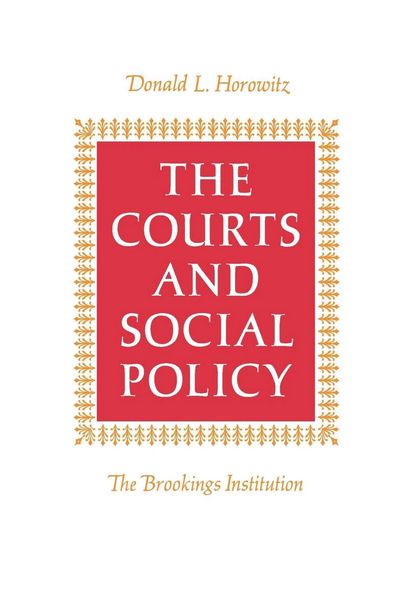 Produktbild: The Courts and Social Policy