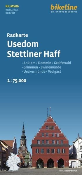 Radkarte Usedom, Stettiner Haff (RK-MV06), Sonstige von , Esterbauer, 978-3-7111-0218-8