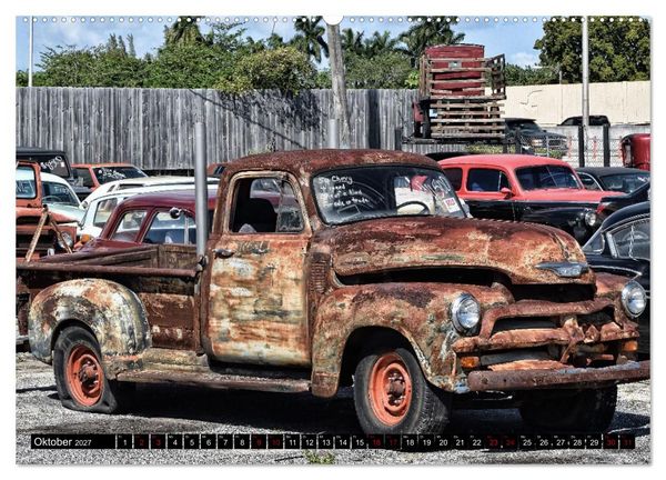 Produktbild: Florida Junk Cars (hochwertiger Premium Wandkalender 2027 DIN A2 quer), Kunstdruck in Hochglanz