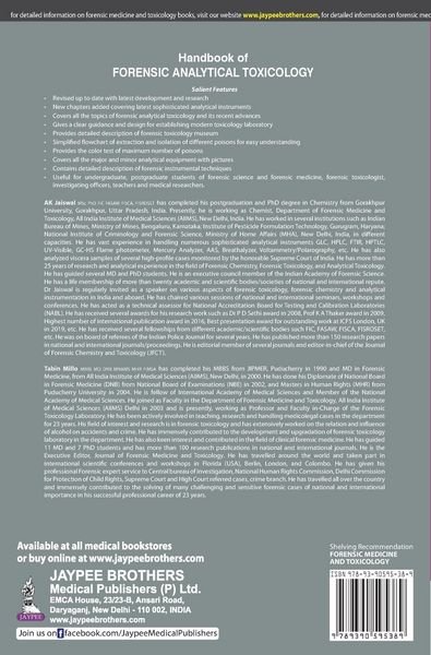Produktbild: Handbook of Forensic Analytical Toxicology