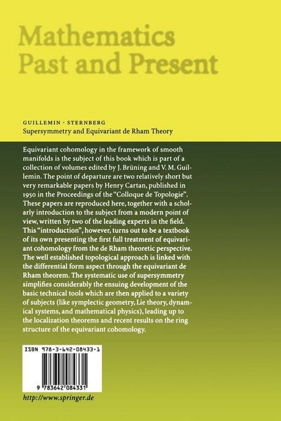 Produktbild: Supersymmetry and Equivariant de Rham Theory