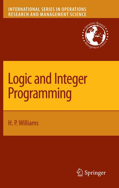 Produktbild: Logic and Integer Programming