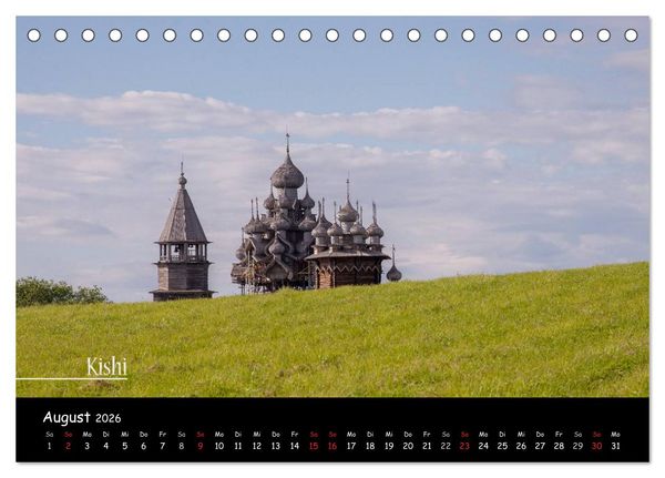 Produktbild: Von Moskau nach St. Petersburg (Tischkalender 2026 DIN A5 quer), CALVENDO Monatskalender