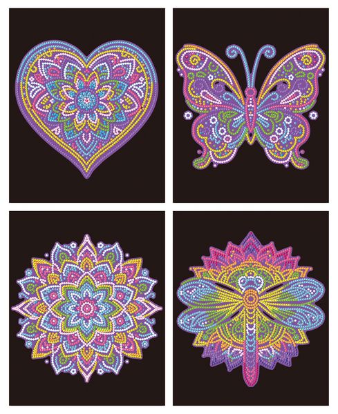 Produktbild: DOTZIES BY DIAMOND DOTZ - Diamond Painting Neon Mandalas