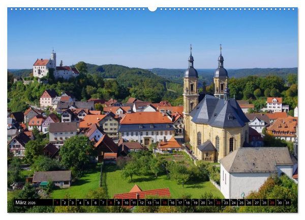 Produktbild: Bamberg und Fr&auml;nkische Schweiz (Wandkalender 2026 DIN A2 quer), CALVENDO Monatskalender