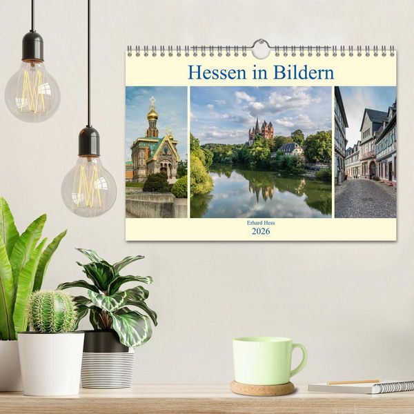 Produktbild: Hessen in Bildern (Wandkalender 2026 DIN A4 quer), CALVENDO Monatskalender