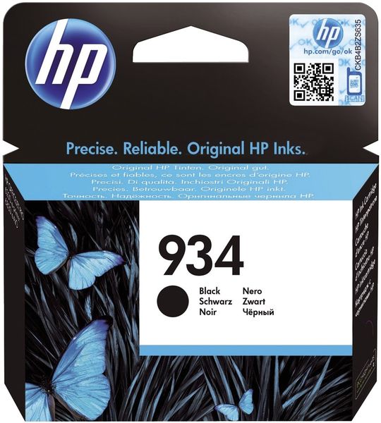 Produktbild: HP 934 - Schwarz - original - Tintenpatrone - f&uuml;r Officejet 6812, 6815, 6820