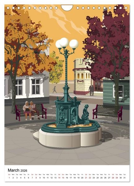 Produktbild: Ilkeston, Past and Present (Wall Calendar 2026 DIN A4 portrait), CALVENDO 12 Month Wall Calendar